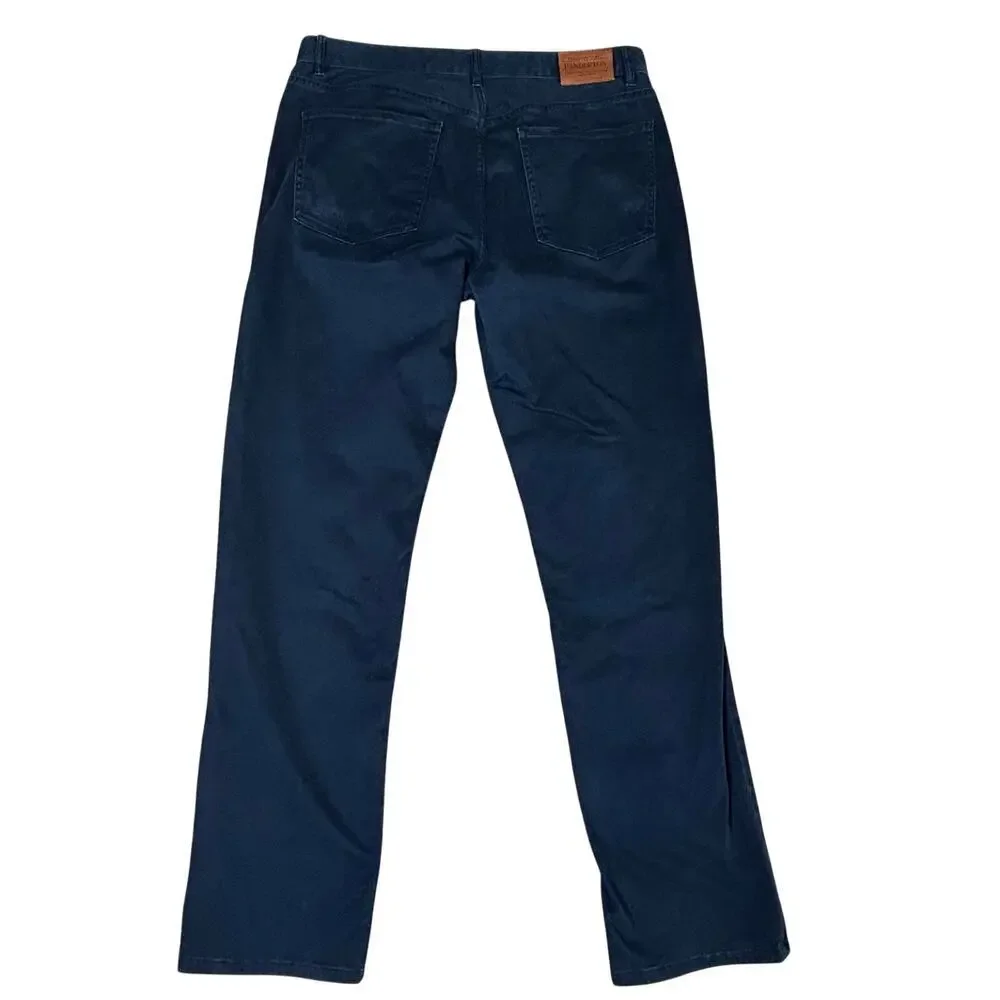 Pendleton men's navy brushed cotton straight jeans size 35 X 34